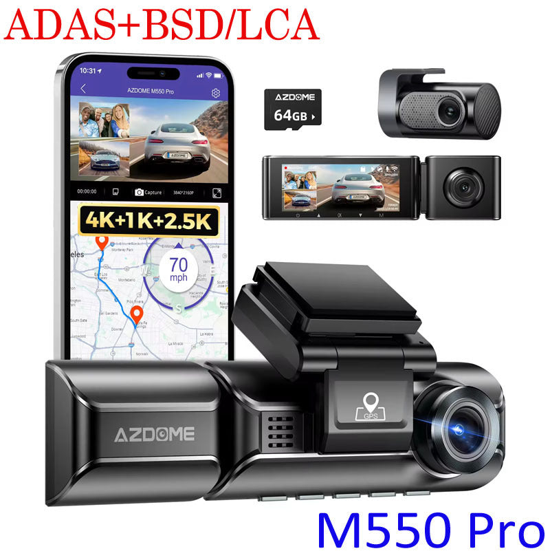M550PRO HD 4K Dash Cam