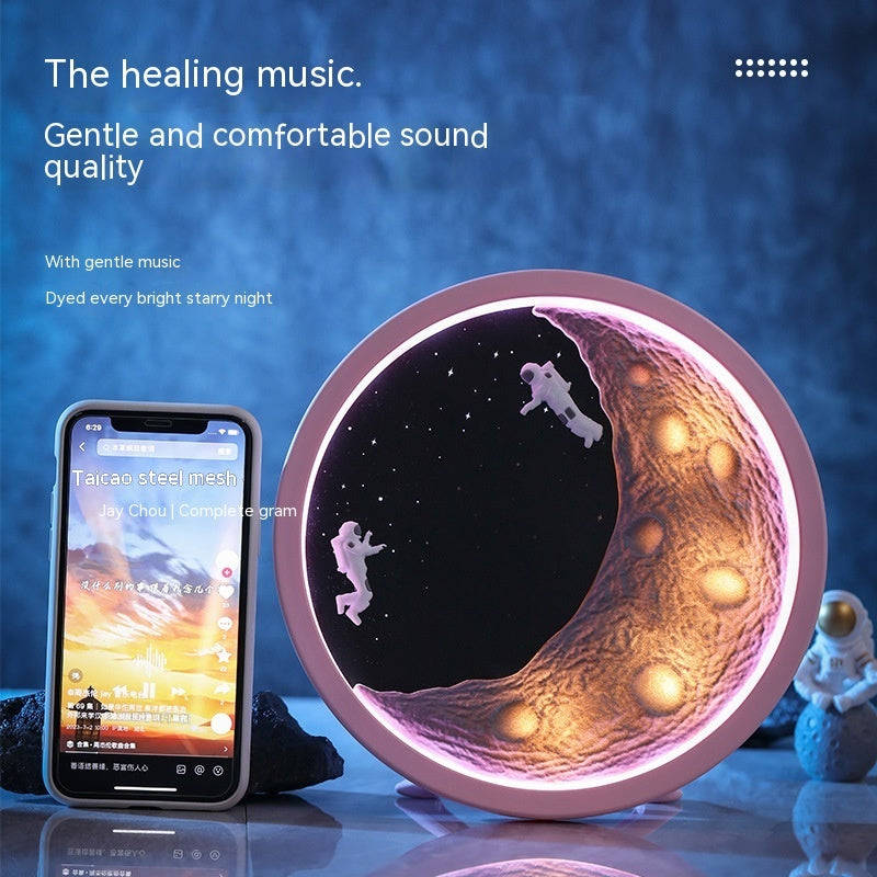 Moon Astronaut Wireless Bluetooth Speaker