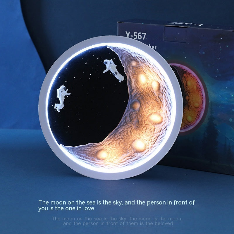 Moon Astronaut Wireless Bluetooth Speaker