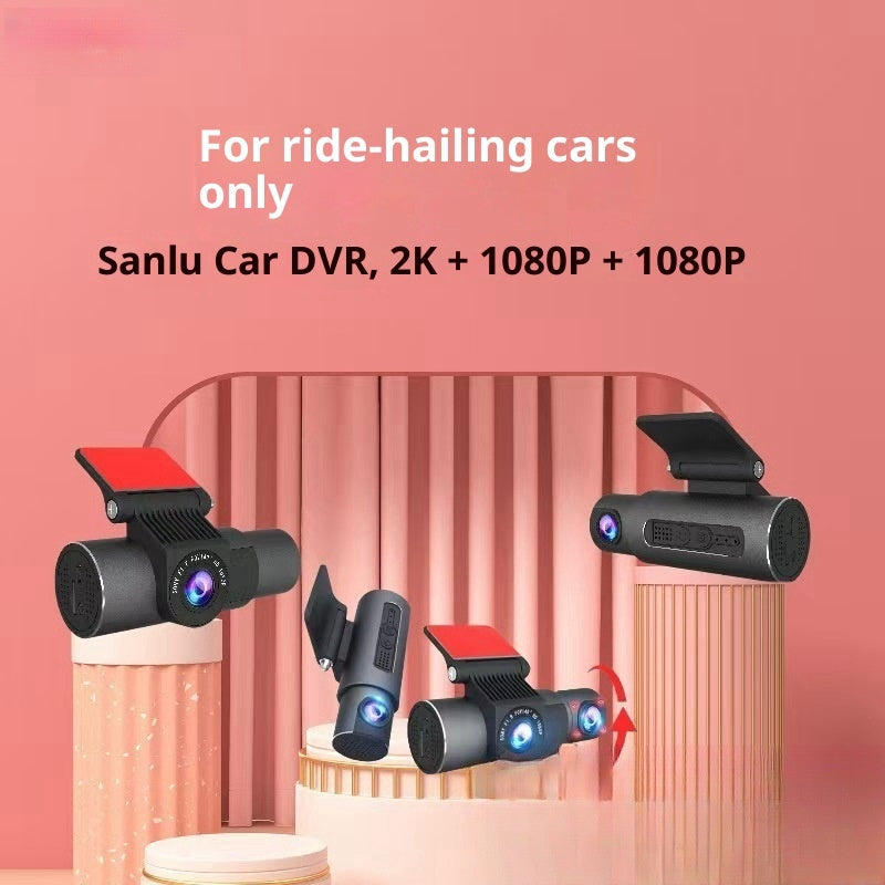 In-car Dual-lens WiFi Dash Cam