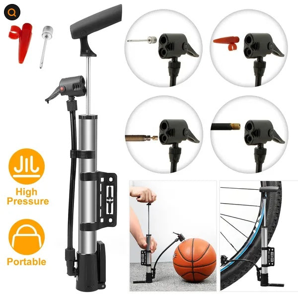 Mini Bike  Portable Bicycle Tire Inflator Ball Air Frame For Mountain Road Bike